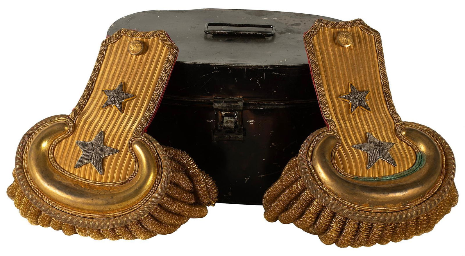 Pair of Epaulettes in Tin Case (1 of 2)