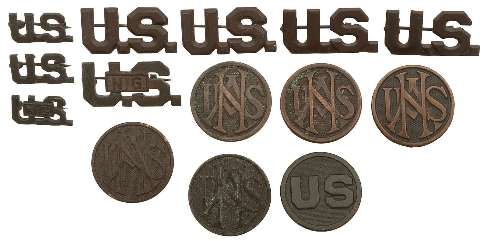 Lot of WWII US Collar Insignia (1 of 2)