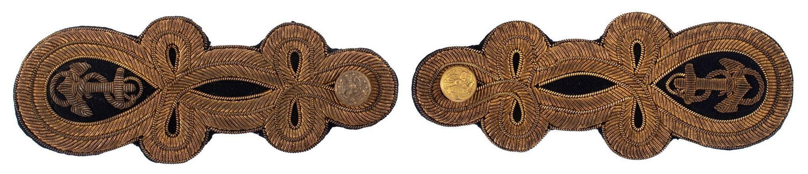 A Pair of Indian War Era Naval Epaulets (1 of 2)