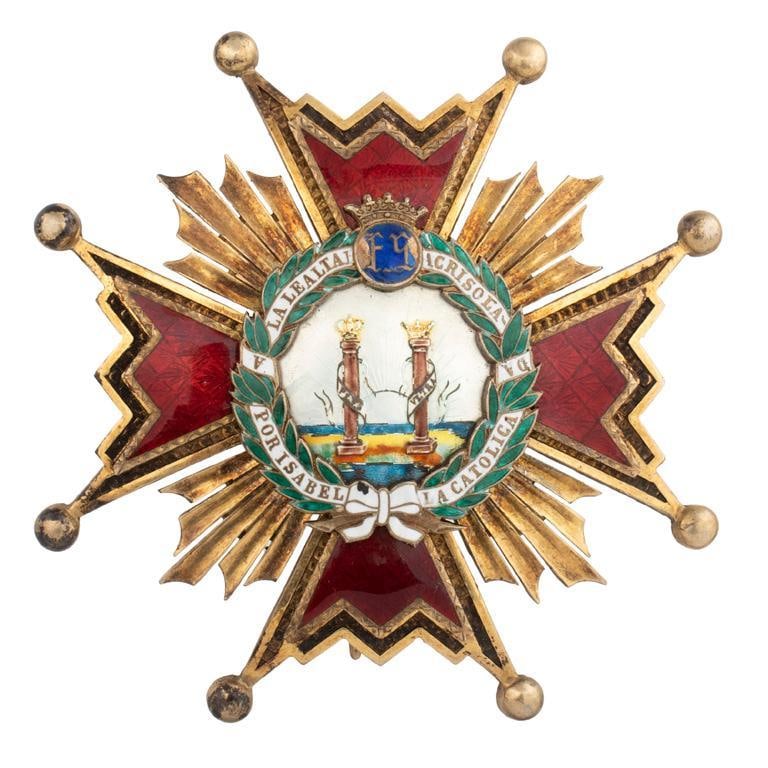 Francoist Kingdom of Spain, Order of Isabella the Catholic Commander Star (2nd Class) (1 of 2)