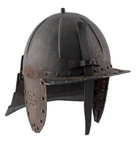 A Cromwellian “Lobster Tail?? Pot Helmet Circa 1650 (?)