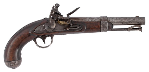 U.S. Model 1836 Waters Flintlock Pistol