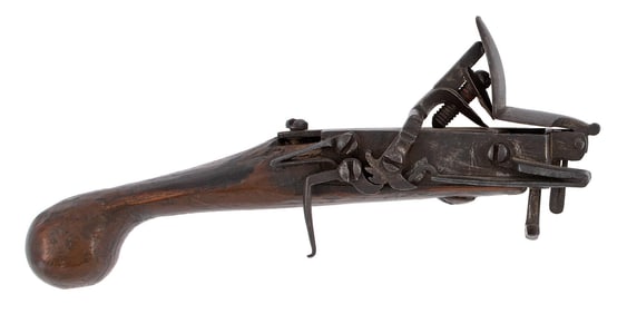 Early Iron Flintlock Tinder Lighter circa 1700