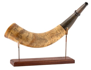 Impeccable and an Extremely Fine Engraved French And Indian War New York Map Horn Dated 1761