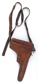 Swiss Luger Holster With Shoulder Strap