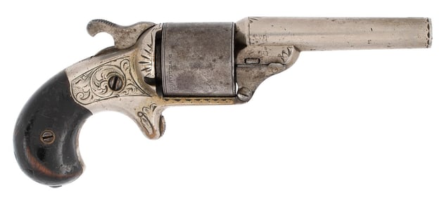 Moore's Pat. Firearms Co Front Loading Engraved Revolver