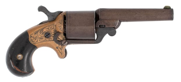 Moore's Pat. Firearms Co Front Loading Engraved Revolver