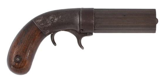 Bacon Percussion Underhammer Pepperbox