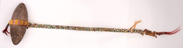 Beaded Plains War Club