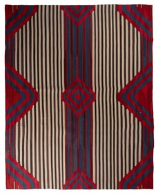 Contemporary Native American Navajo Second Phase Blanket