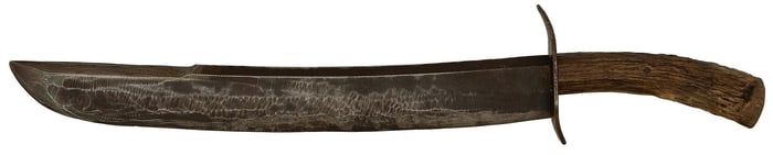 Mid 19th Century High Tang Bowie Knife