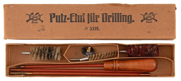 Rare Original Cleaning Kit For German Drilling Shotgun
