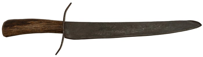 Mid 19th Century American Stag Handled Bowie Knife