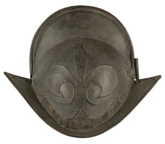 A Genuine Munich “Town Guard” Morion Circa 1610