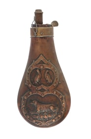 A Rare Remington Pistol Flask