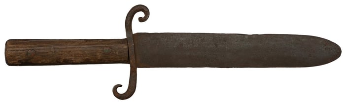 Very Early Spear Point Bowie Knife