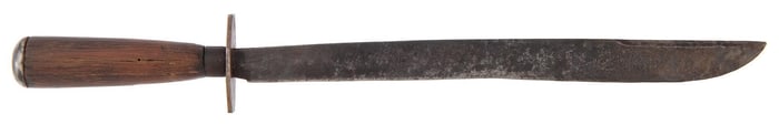 Wood-Handled Bowie Knife