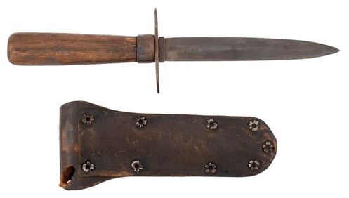 19th Century Dagger Made by Virginia Knife Maker W. Sutherland