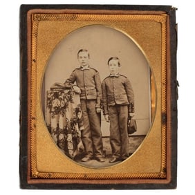 CDV Image Of Young Boys In Uniform