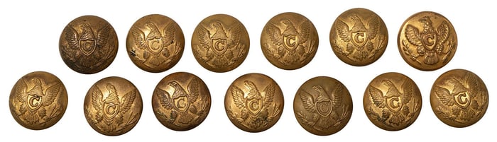 US Cavalry Cuff Buttons