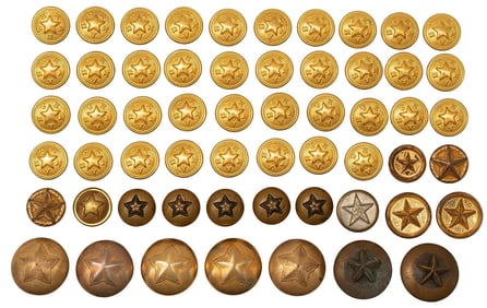Texas Star Buttons