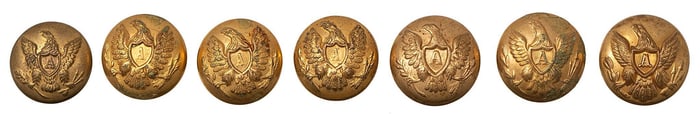 US Artillery Cuff Buttons