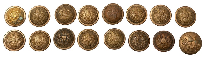 US General Staff Cuff Buttons