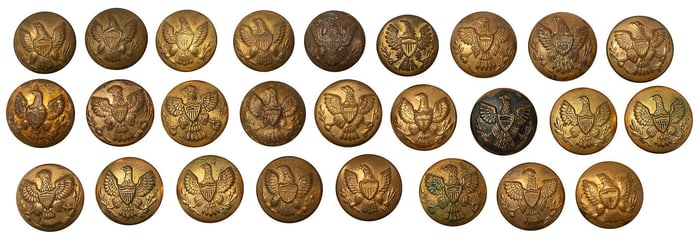 United States General Service Cuff Buttons