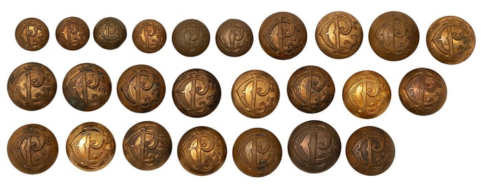 Louisiana Pelican Guard Buttons