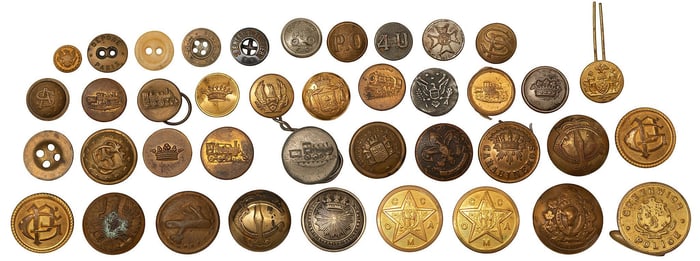 International Military and Civil Buttons