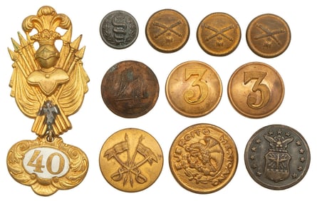 Large Lot of Mexican Buttons