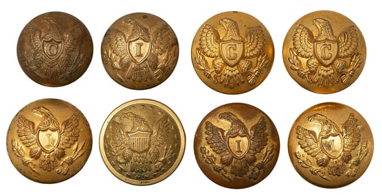 19th Century US Officer Buttons