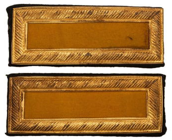 Pair of Civil War Era Patent Shoulder Straps