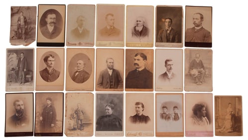 American Cabinet Cards from Western Studios