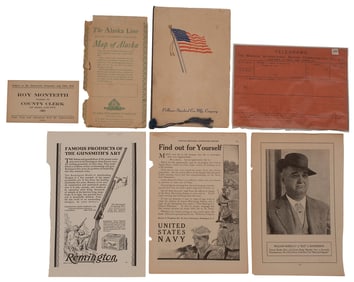 Lot of Travel and Lifestyle Advertisements and Ephemera