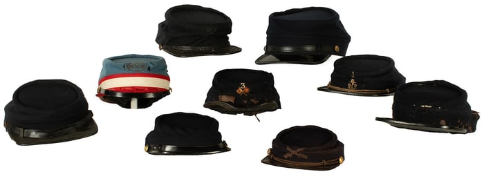 Lot of US Model 1873 Forage Caps