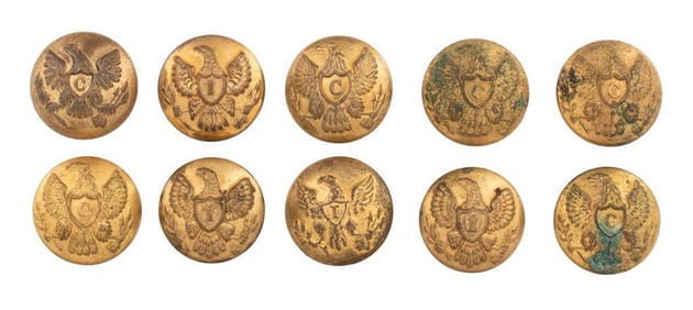 US Officer's Great Coat Buttons