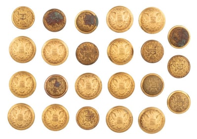 US General Staff Buttons