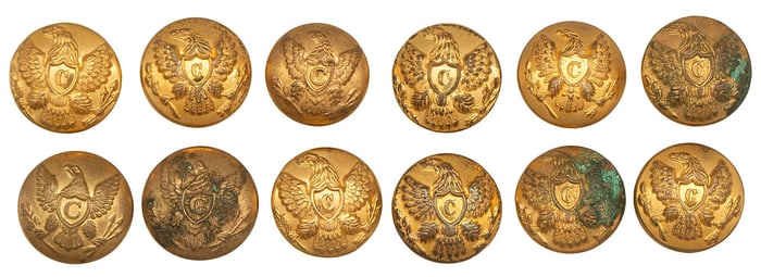 Lot of Infantry Cuff Buttons
