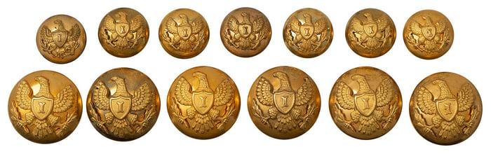 US Infantry Officer's Buttons