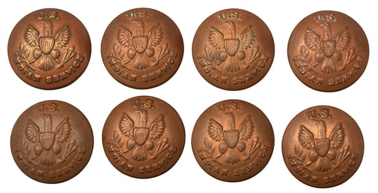 US Indian Service Buttons