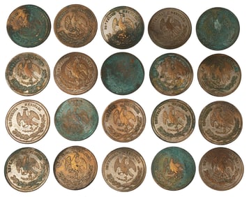 French-Made Mexican Uniform Buttons