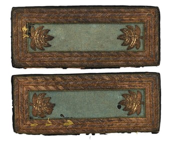 Pair of Triple Border US Major's Shoulder Straps