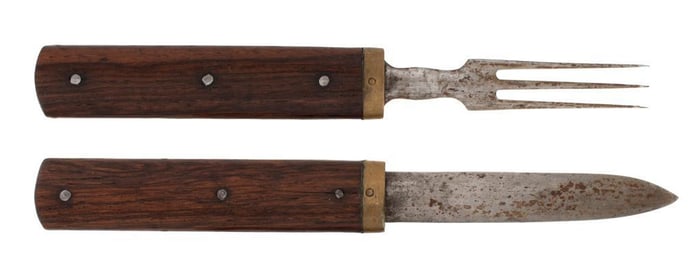 Field Knife and Fork set- with Maker’s Marking