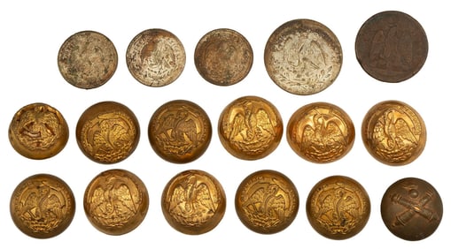 Large Lot of Mexican Buttons