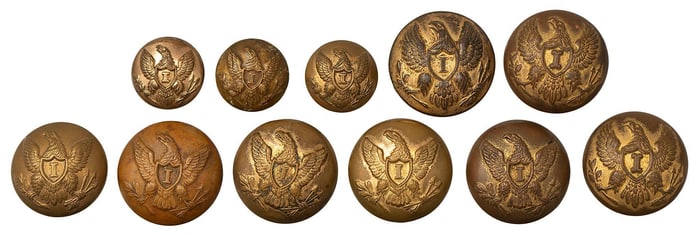 US Infantry Officer Buttons