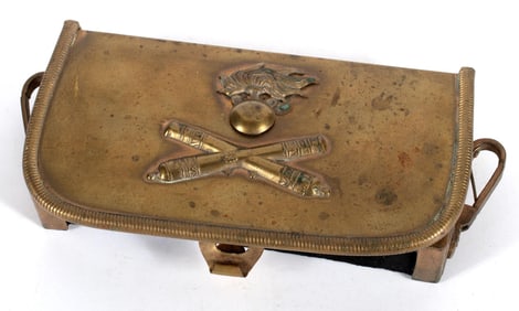 Brass Italian Artillery Cartridge Box