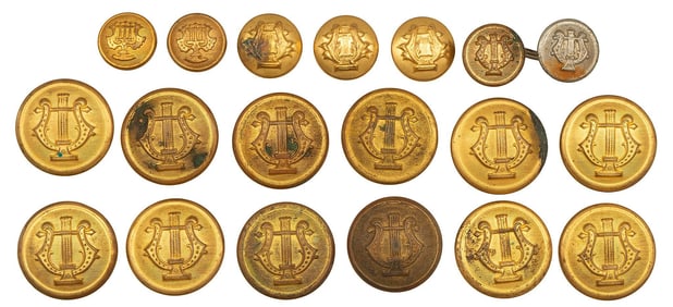 United States Musician Buttons