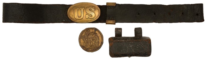 19th US Cartridge Box and Belt