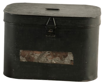 Original Tin Storage Box for Epaulets Circa 1860